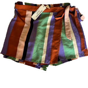Colorful Wrap shorts/Skort